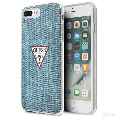 Guess GUHCI8LPCUJULLB iPhone 7/8 Plus niebieski/light blue hardcase Jeans Collection