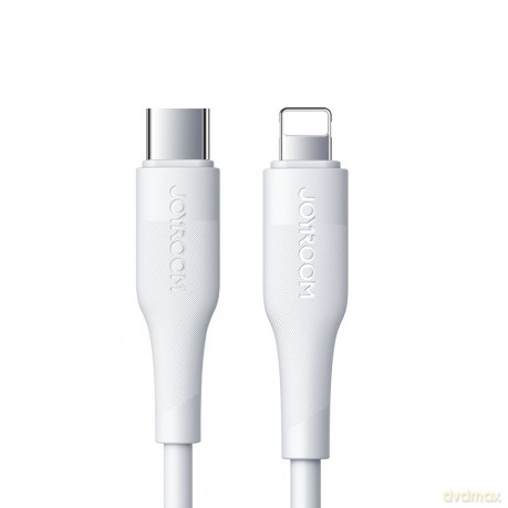 Joyroom kabel przewód USB Typ C - Lightning Power Delivery 20W 2,4A 0,25m biały (S-02524M3 White)