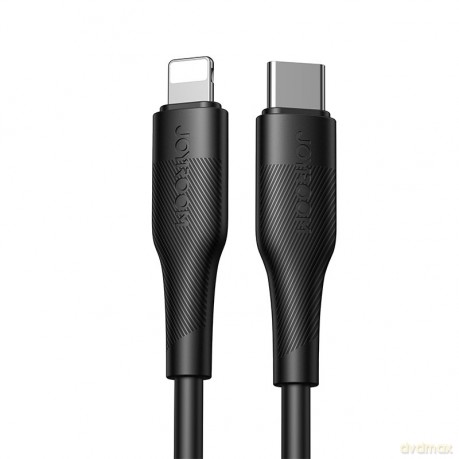 Joyroom kabel przewód USB Typ C - Lightning Power Delivery 20W 2,4A 0,25m czarny (S-02524M3 Black)