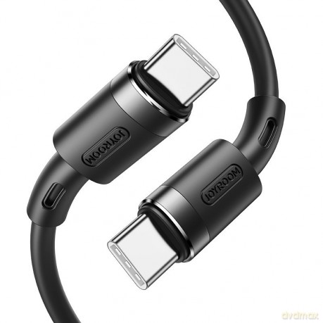 Joyroom kabel przewód USB Typ C - USB Typ C PD 60W 1,2m czarny (S-1230N9)