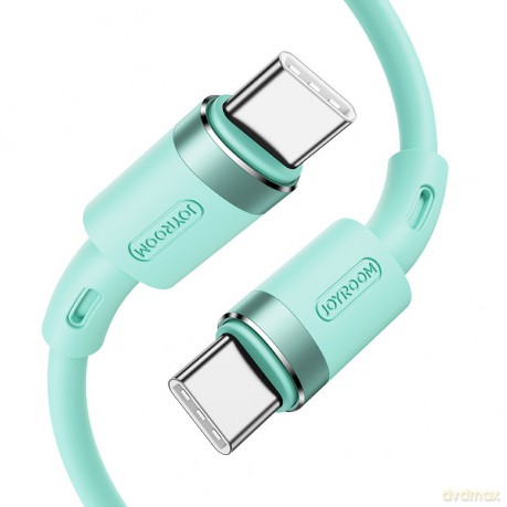 Joyroom kabel przewód USB Typ C - USB Typ C PD 60W 1,2m zielony (S-1230N9)
