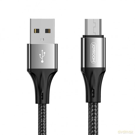Joyroom kabel USB - micro USB 3 A 1 m czarny (S-1030N1)
