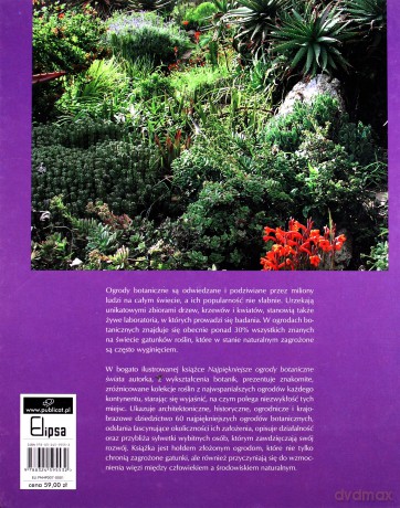 Najpiękniejsze Ogrody Botaniczne Świata (twarda) - Sara Oldfield [KSIĄŻKA]