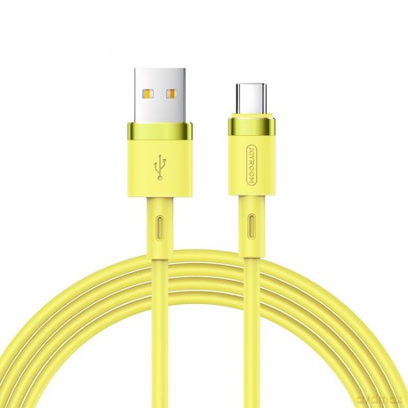 Joyroom kabel USB - USB Typ C 2,4A 1,2 m (S-1224N2 Yellow)