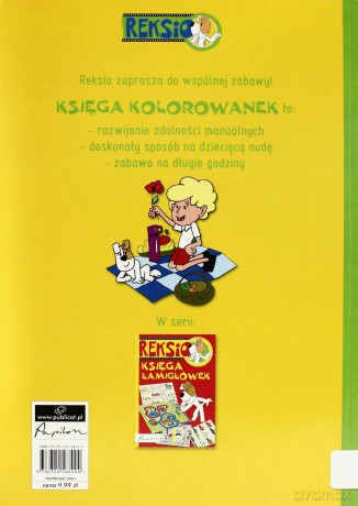 Reksio Księga Kolorowanek [KSIĄŻKA]