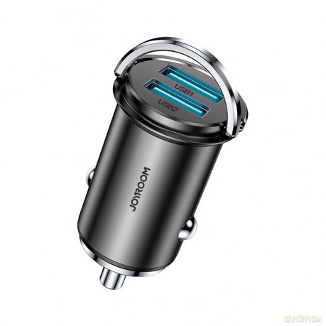 Joyroom szybka ładowarka samochodowa 2 x USB 45 W 5 A Quick Charge 3.0 AFC SCP szary (C-A36)