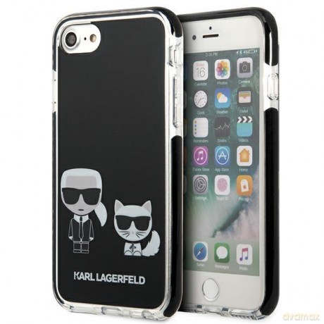 Karl Lagerfeld KLHCI8TPEKCK iPhone 7/8/ SE 2020/ SE 2022 hardcase czarny/black Karl&Choupette