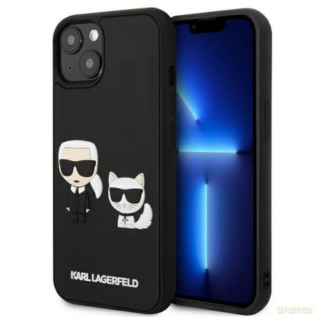 Karl Lagerfeld KLHCP13S3DRKCK iPhone 13 mini 5,4" czarny/black hardcase Karl&Choupette Ikonik 3D