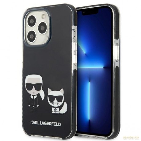 Karl Lagerfeld KLHCP13XTPEKCK iPhone 13 Pro Max 6,7" hardcase czarny/black Karl&Choupette