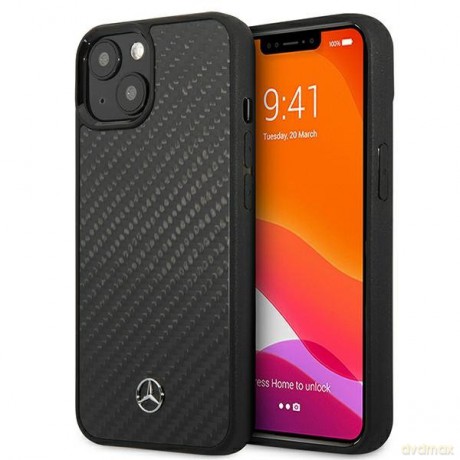 Mercedes MEHCP13MRCABK iPhone 13 6,1" czarny/black carbon hardcase Dynamic Line