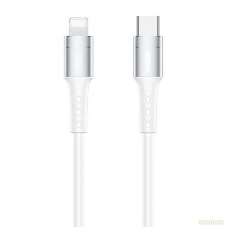 Remax Chaining Series kabel USB Typ C - Lightning PD 20W 1m biały (RC-198i)