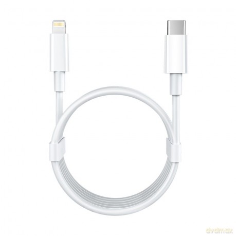 Remax kabel przewód USB Typ C - Lightning 5A 1m biały (RC-135L white)