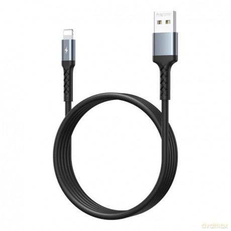 Remax Kayla kabel przewód USB - Lightning 1m czarny (RC-161i)