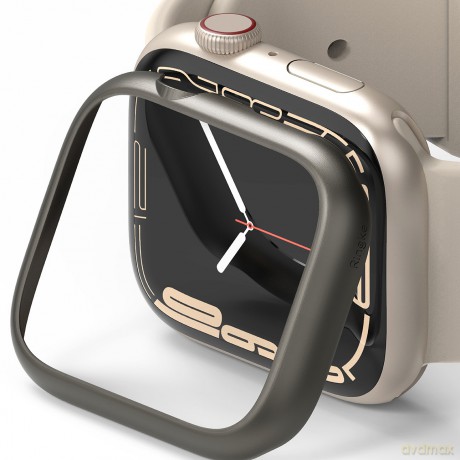 Ringke Bezel Styling etui ramka koperta pierścień ze stali nierdzewnej do Apple Watch 7 41mm grafitowy (AW7-41-12)