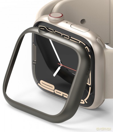 Ringke Bezel Styling etui ramka koperta pierścień ze stali nierdzewnej do Apple Watch 7 45mm grafitowy (AW7-45-12)