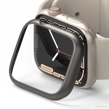 Ringke Bezel Styling etui ramka koperta pierścień ze stali nierdzewnej do Apple Watch 7 45mm szary (AW7-45-06)