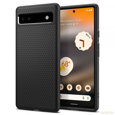 Spigen Liquid Air etui pokrowiec Google Pixel 6A czarny (20919-0)