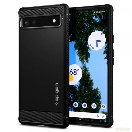 Spigen Rugged Armor etui na telefon Google Pixel 6A czarny