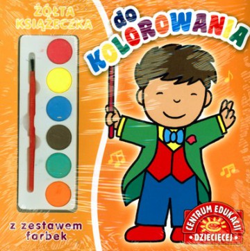 Do Kolorowania Żółta Książeczka (twarda) [KSIĄŻKA]