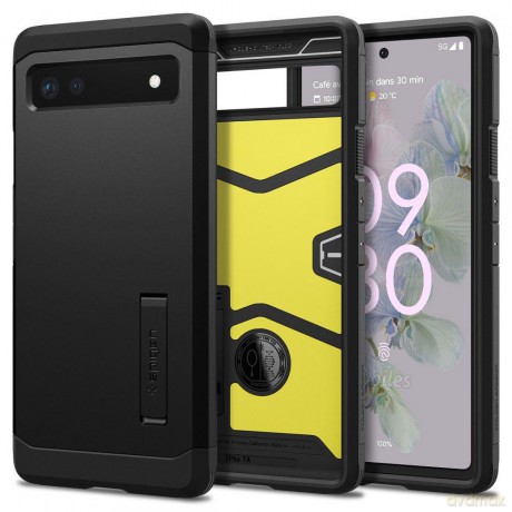 Spigen Tough Armor etui na telefon Google Pixel 6A czarny