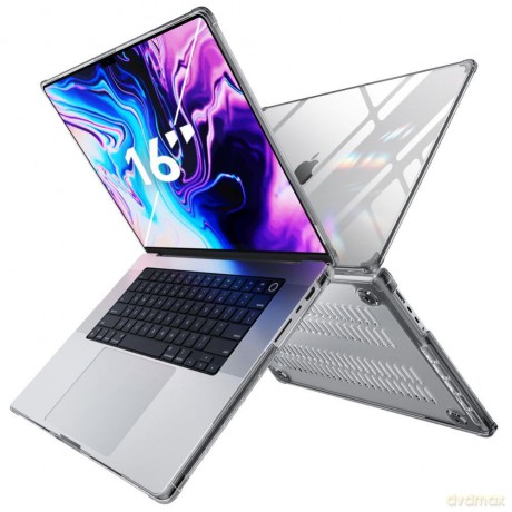 SUPCASE UNICORN BEETLE CLEAR MACBOOK PRO 16 2021-2022 BLACK