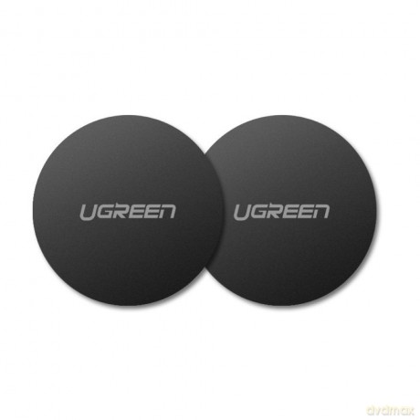 Ugreen 2x metalowe płytki płytka do uchwytów magnetycznych na telefon czarny (30836)