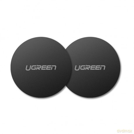 Ugreen 2x metalowe płytki płytka do uchwytów magnetycznych na telefon czarny (30836)