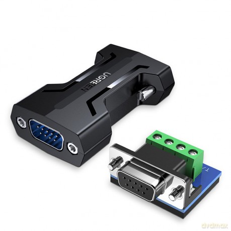 Ugreen adapter konwerter reduktor przejściówka z RS232 na RS485 asynchroniczny czarny (80110 CM261)