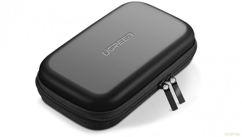 Ugreen etui pudełko na dysk twardy HDD i akcesoria 18 x 9,5 x 5,5 cm czarny (50274)