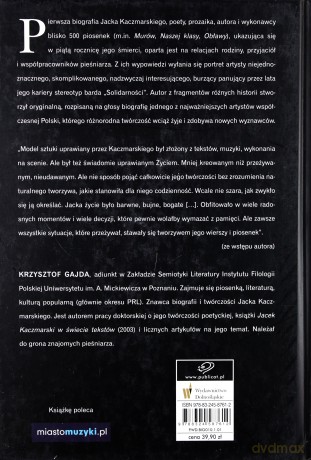 To Moja Droga Biografia Jacka Kaczmarskiego (twarda) - Krzysztof Gajda [KSIĄŻKA]