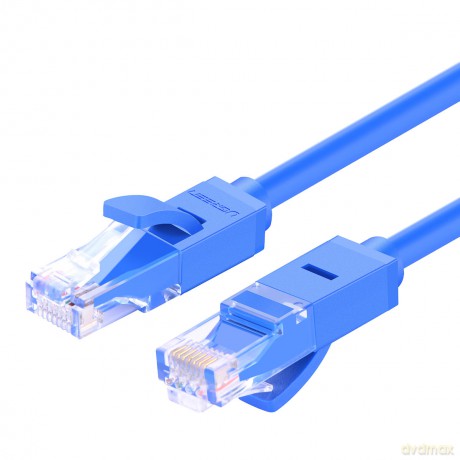 Ugreen kabel przewód internetowy sieciowy Ethernet patchcord RJ45 Cat 6 UTP 1000Mbps 2 m niebieski (NW102 11202)