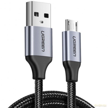 Ugreen kabel przewód USB - micro USB 1m szary (60146)