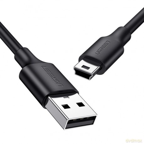 Ugreen kabel przewód USB - mini USB 480 Mbps 1 m czarny (US132 10355)
