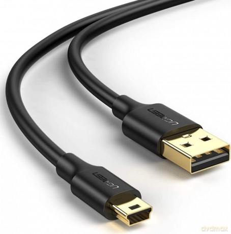 Ugreen kabel przewód USB - mini USB 480 Mbps 1,5 m czarny (US132 10385)