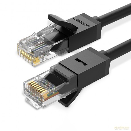 Ugreen płaski kabel sieciowy LAN Ethernet Cat. 6 10m czarny (NW102)