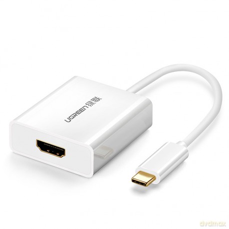 Ugreen przejściówka adapter USB Typ C (męski) - HDMI (żeński) biały (40273)