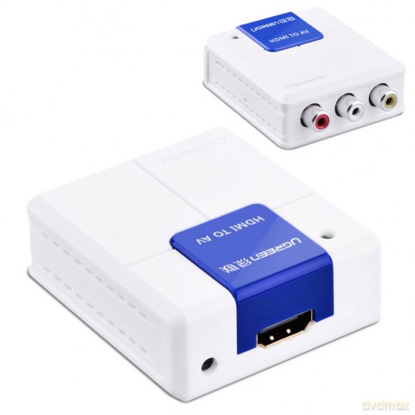 Ugreen przejściówka konwerter HDMI - AV (RCA) biały (40223)