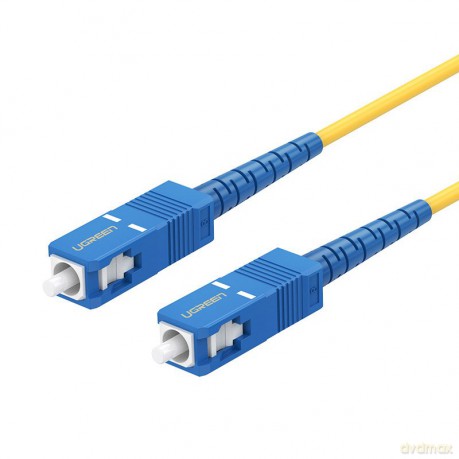 Ugreen SC-SC jednomodowy kabel patchcord światłowód 3 m sieciowy żółty (70664 NW131)