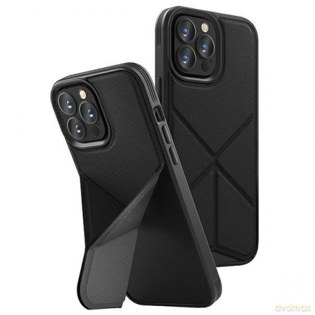 UNIQ etui Transforma iPhone 13 Pro Max 6,7" czarny/ebony black MagSafe