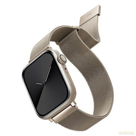 UNIQ pasek Dante Apple Watch Series 4/5/6/7/SE 40/41mm. Stainless Steel starlight