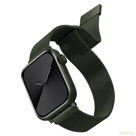 UNIQ pasek Dante Apple Watch Series 4/5/6/7/SE 40/41mm. Stainless Steel zielony/green