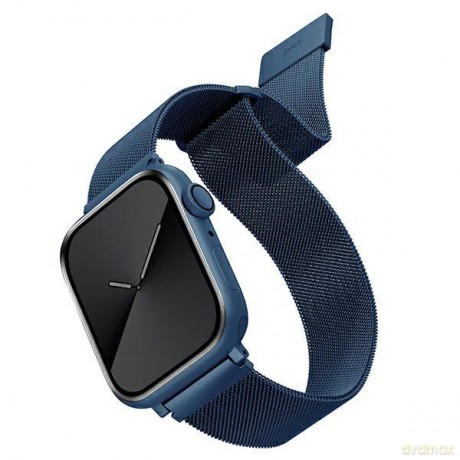 UNIQ pasek Dante Apple Watch Series 4/5/6/7/SE 42/44/45mm. Stainless Steel niebieski/cobalt blue