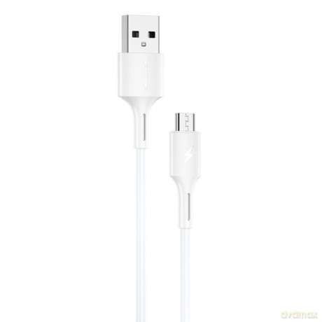 WK Design YouPin kabel przewód USB - micro USB 3A 1m biały (WDC-136m)