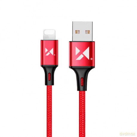 Wozinsky kabel przewód USB - Lightning 2,4A 2m czerwony (WUC-L2R)
