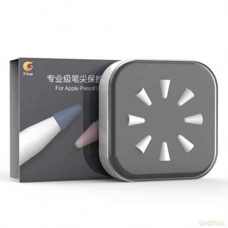 Zestaw 8x nakładki na końcówkę rysika do Apple Pencil 2/1 biały
