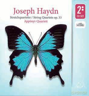 Apponyi-Quartett: Sechs Streichquartette op33 (digipack) [2CD]