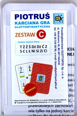 Plansza tematyczna zestaw C- alfabet Glotto