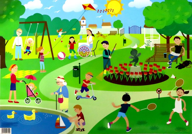 Plansza tematyczna park
