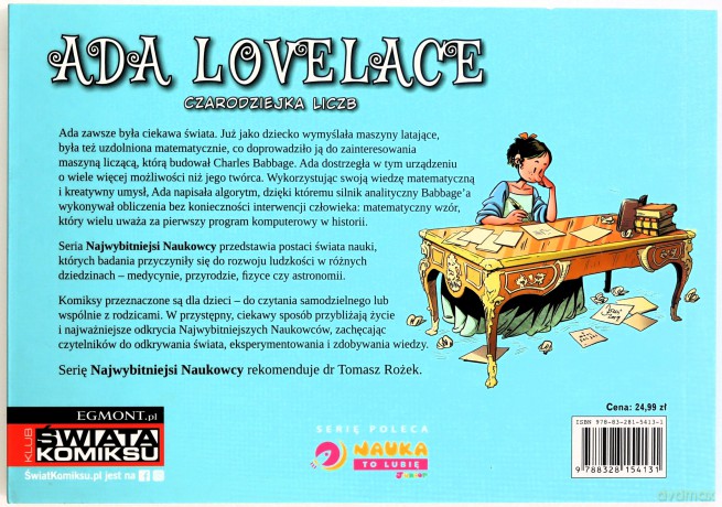 Ada Lovelace. Czarodziejka liczb - Jordi Bayarri [KOMIKS]