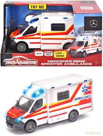 Ambulans Mercedes-Benz 12,5 cm Majorette Grand